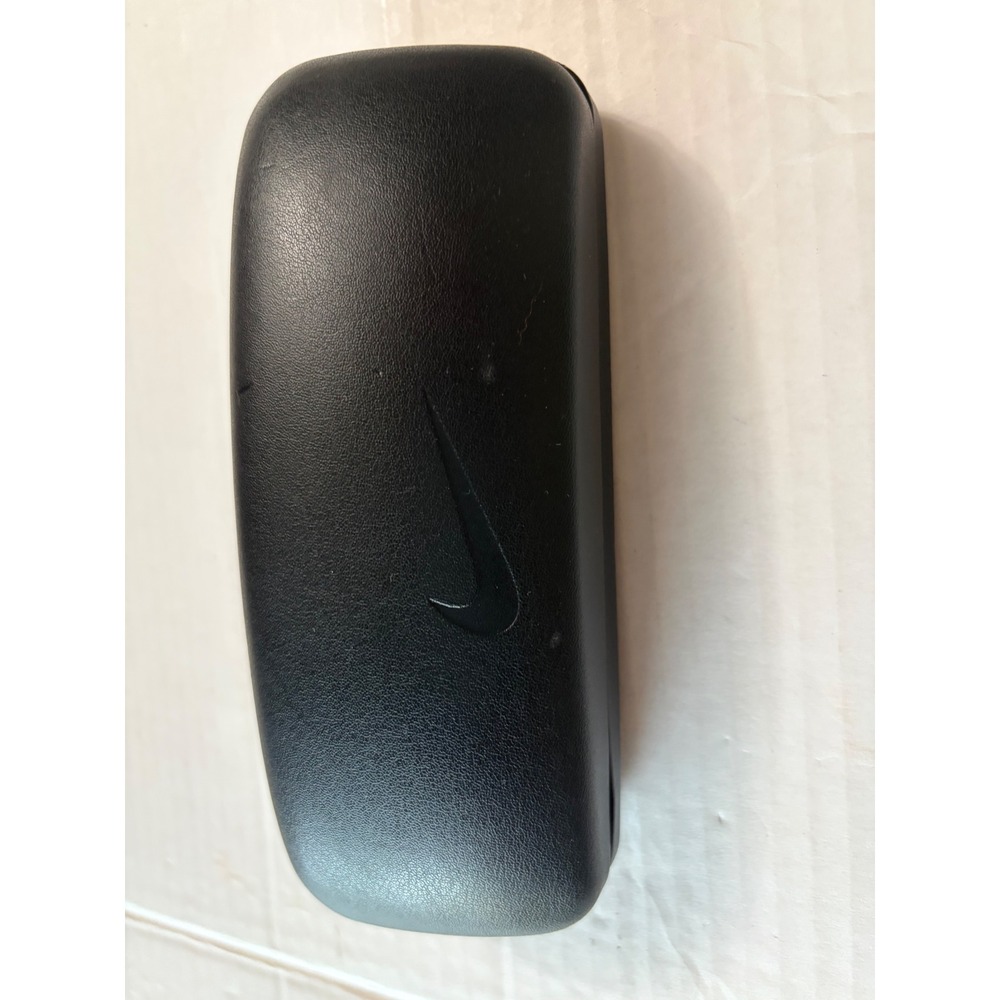 Nike Hard Clamshell Sunglasses Eyeglasses Case Black Swoosh Logo Just Do It